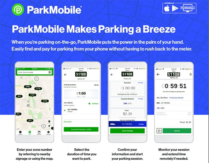 ParkMobile App Instructions